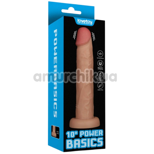 Вибратор Power Basics 10, телесный