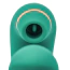 Вибратор 3 in 1 Clitoral Sucker Vibrator, зеленый - Фото №4