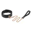 Ошейник с поводком Liebe Seele Black Organosilicon Collar with Leash, черный - Фото №1