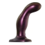 Вібратор для точки G Strap-On-Me Fingering & Vibrating Dildo M, фіолетовий - Фото №1