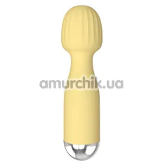 Универсальный вибромассажер Boss Series Mini Wand, желтый - Фото №1