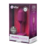Анальна пробка з вібрацією B-Vibe Vibrating Snug Plug 2, малинова - Фото №8