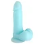 Фалоімітатор Lightsaber Glowing-In-The-Dark Dildo 6.7, блакитний - Фото №1