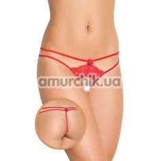 Трусики-стринги женские G-string красные (модель 2401) - Фото №1