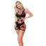 Платье Star Night Flower Asymmetric Mini Dress, черное - Фото №2