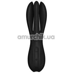 Кліторальний вібратор Satisfyer Threesome 2, чорний - Фото №1