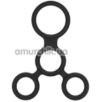 Ерекційне кільце для члена Full Erection Spreader Cock Ring, чорне - Фото №1