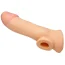 Насадка на пеніс Loveshop Pleasure Extender Cyberskin Penis Extension з гладеньким стовбуром, тілесна - Фото №4