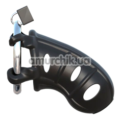 Пояс вірності Fantasy C-Ring Hardcore Silicone Cock Blocker, чорний - Фото №1