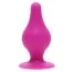Анальна пробка SilexD Premium Silicone Plug Model 2 Size XS, рожева