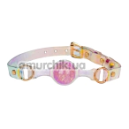 Кляп Liebe Seele Crystal Ball Gag Small, рожевий - Фото №1