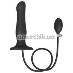Фаллоимитатор Strap-On-Me Inflatable Dildo Plug, черный - Фото №1