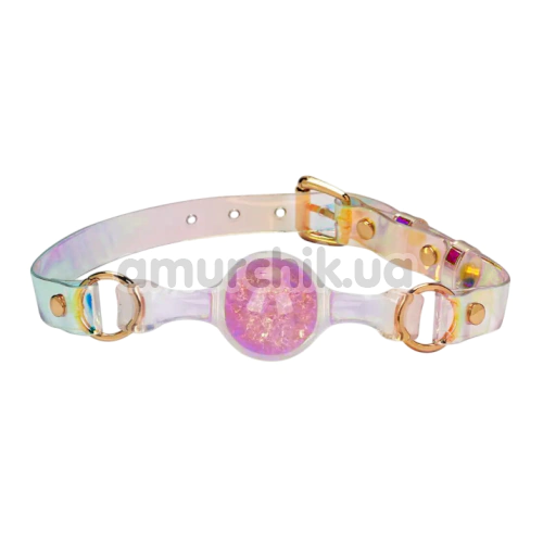 Кляп Liebe Seele Crystal Ball Gag Small, рожевий - Фото №1