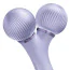 Ультразвуковий масажер для обличчя Geske Sonic Facial Roller 4 in 1, бузковий - Фото №4