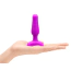 Анальна пробка з вібрацією B-Vibe Vibrating Novice Plug, рожева - Фото №3