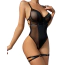 Боді Star Night Going Out Mesh Teddy, чорне - Фото №8