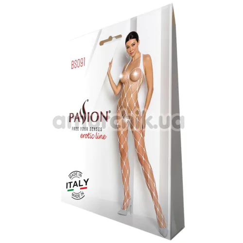 Комбинезон Passion Free Your Senses BS091, белый