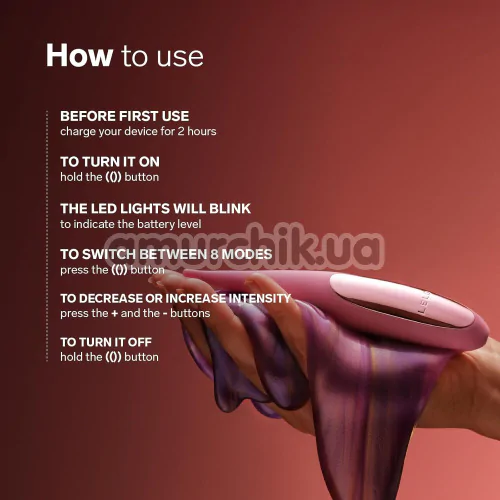 Кліторальний вібратор Lelo Dot Travel Purple (Лело Дот Тревел Пьорпл), фіолетовий