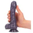 Фаллоимитатор с ароматом ежевики Delicious Dildo Berries 18.5 см, фиолетовый - Фото №5