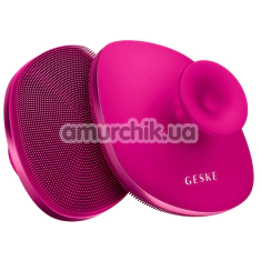 Щетка для тела Geske Body Brush 4 in 1 Suction Mount Metal, розовая - Фото №1