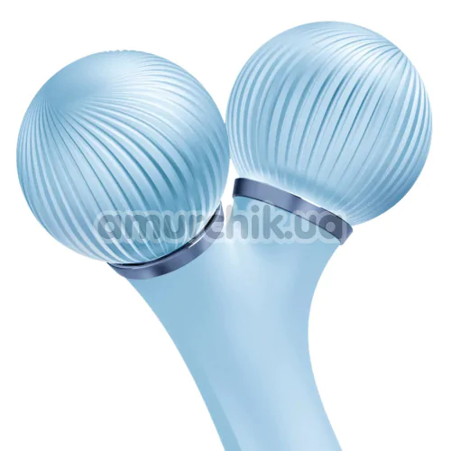 Ультразвуковий масажер для обличчя Geske Sonic Facial Roller 4 in 1, блакитний