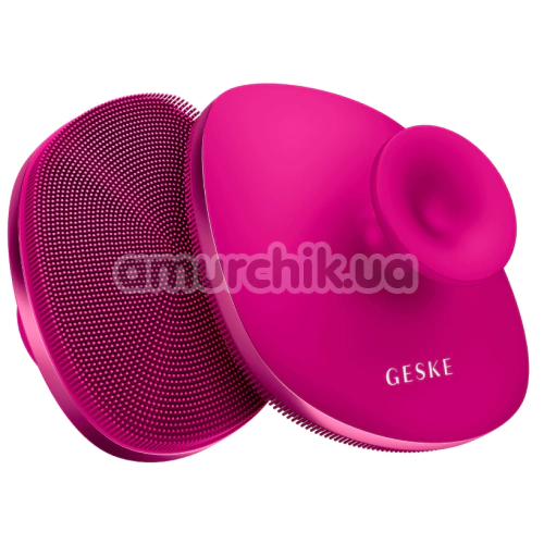 Щетка для тела Geske Body Brush 4 in 1 Suction Mount Metal, розовая - Фото №1