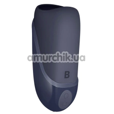 Симулятор орального секса с вибрацией Boners Vibrating Blow Job Simulator, синий - Фото №1