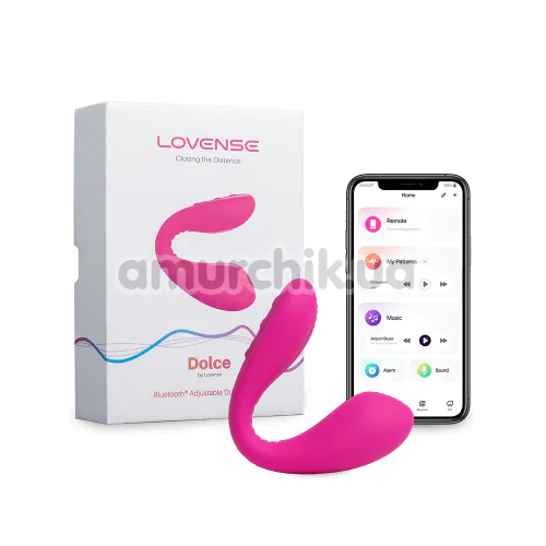 Вібратор Lovense Dolce (Quake), рожевий