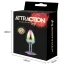Анальна пробка з райдужним кристалом Mai Attraction Pleasure Toys S №72, райдужна - Фото №4