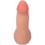 Фалоімітатор Doc Johnson The Realistic Cock With Balls 5, тілесний - Фото №2