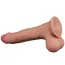 Фаллоимитатор LoveToy Sliding-Skin Dong Whole Testicle 9.5, телесный - Фото №7
