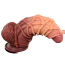 Фалоімітатор Dual-Layered Silicone Nature Cock LV411071, коричневий - Фото №11