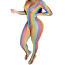 Комбинезон Star Night Sexy Rainbow Fishnet Bodystocking, разноцветный - Фото №3