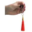 Зажимы для сосков LoveToy Bondage Fetish Glamor Tassel Nipple Clamp, красные - Фото №4