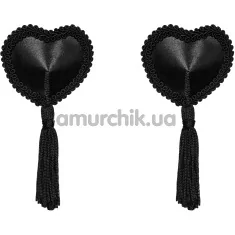 Украшения для сосков Obsessive Tassel, черные - Фото №1