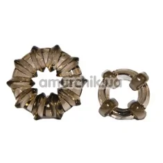 Набір з 2 ерекційних кілець Adam Male Toys Sex Shooter, чорний - Фото №1