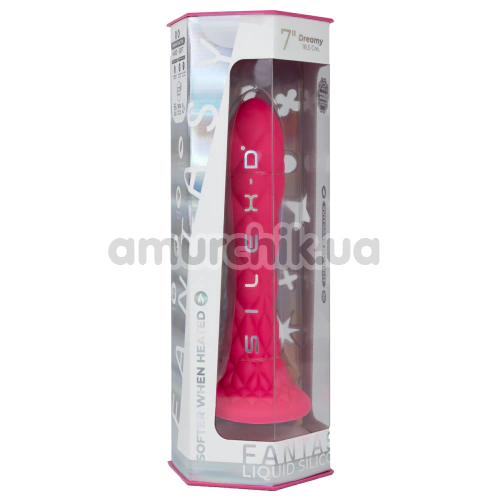 Фаллоимитатор Silexd Liquid Silicone Fantasy Dreamy Size 7, розовый