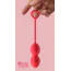 Вагінальні кульки Love Signal Playful Drops, коралові - Фото №8