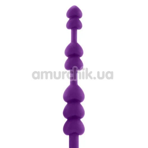 Анальний стимулятор Lia Love Beads, фіолетовий