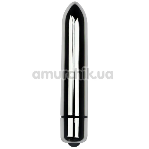 Вибратор X-Basic Bullet Long, серебряный