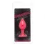 Анальна пробка з світло-рожевим кристалом Loveshop Seamless Butt Plug Heart S, рожева - Фото №3