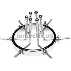 Анальный расширитель Master Series Oculus Stainless Steel Anal Explorer, серебряный - Фото №1