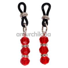 Украшения для сосков Art of Sex Giulia, красные - Фото №1