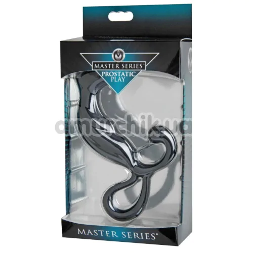 Стимулятор простаты Master Series Prostatic Play Pathfinder Silicone Plug, черный