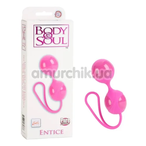 Вагинальные шарики Body&Soul Entice, розовые