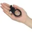 Віброкільце Power Clit Cockring Heart, чорне - Фото №4