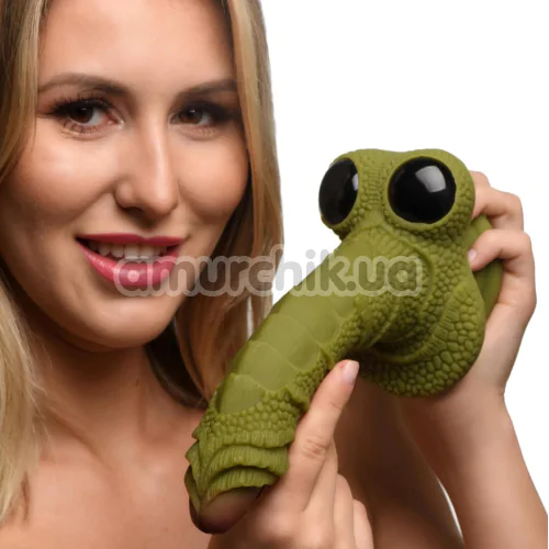 Фаллоимитатор Creature Cocks Swamp Monster, зеленый