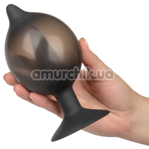 Анальный расширитель Silicone Inflatable Plug M, черный