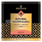 Лубрикант Sensuva Natural Water-Based Peach - персик, 6 мл - Фото №1