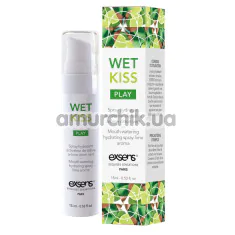 Спрей для посилення слиновиділення Exsens Play Wet Kiss - лайм, 15 мл - Фото №1